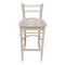 International Concepts Emily Bar Height Stool, 30" Seat Height, Unfinished S-6173 - alternate 5